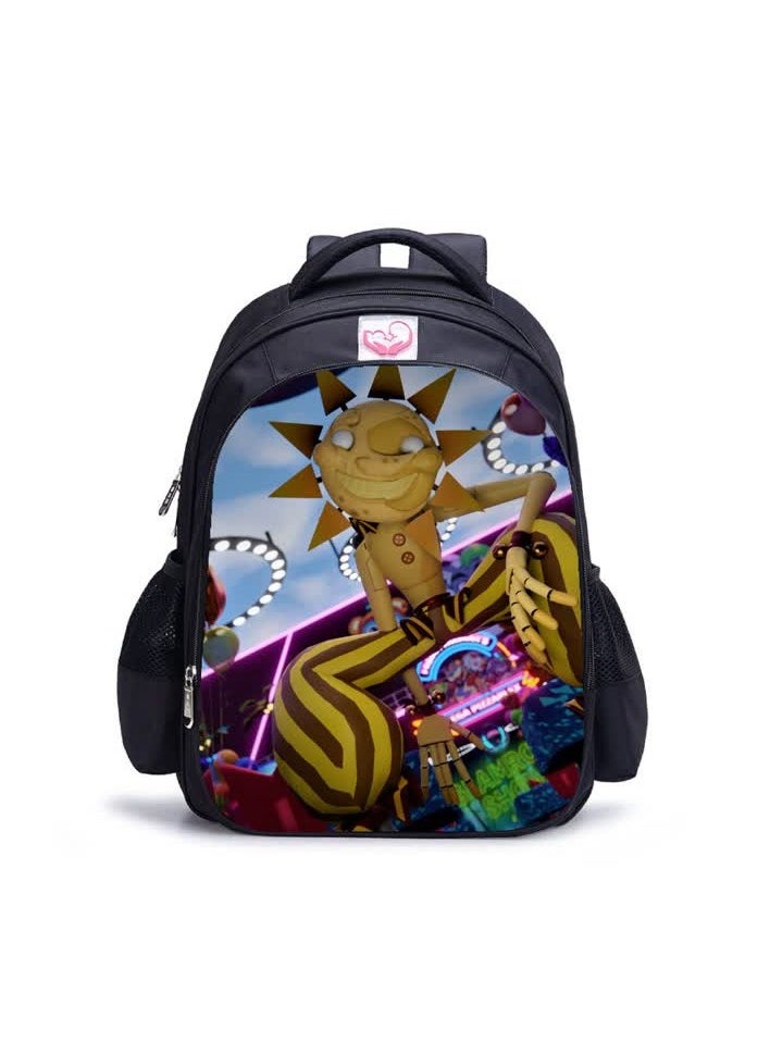 3D new sundrop fnaf backpack student school bag three sizes: large, medium and small,A-11-M-Sundrop FNA