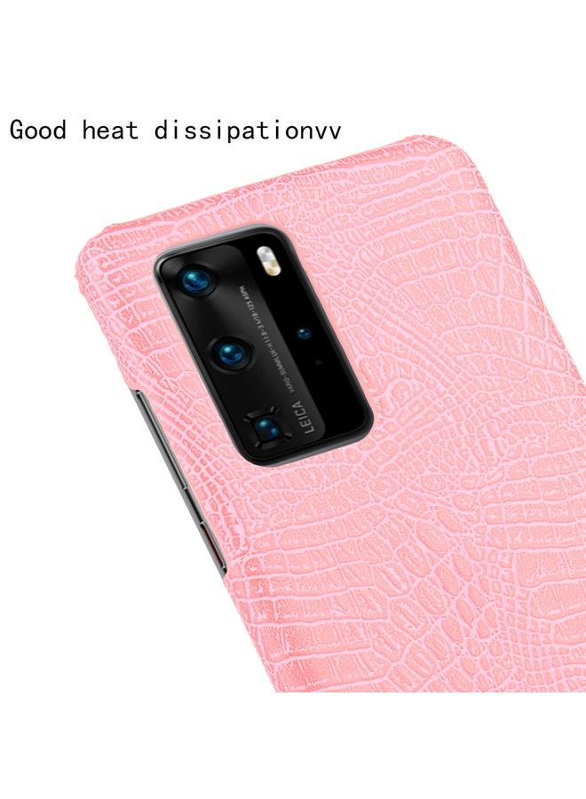 S-TOP Case For Huawei P40 Pro Shockproof Crocodile Texture PC + PU Case - Image 5