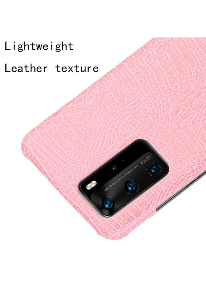 S-TOP Case For Huawei P40 Pro Shockproof Crocodile Texture PC + PU Case - Image 4