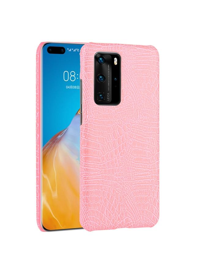 S-TOP Case For Huawei P40 Pro Shockproof Crocodile Texture PC + PU Case - Image 1