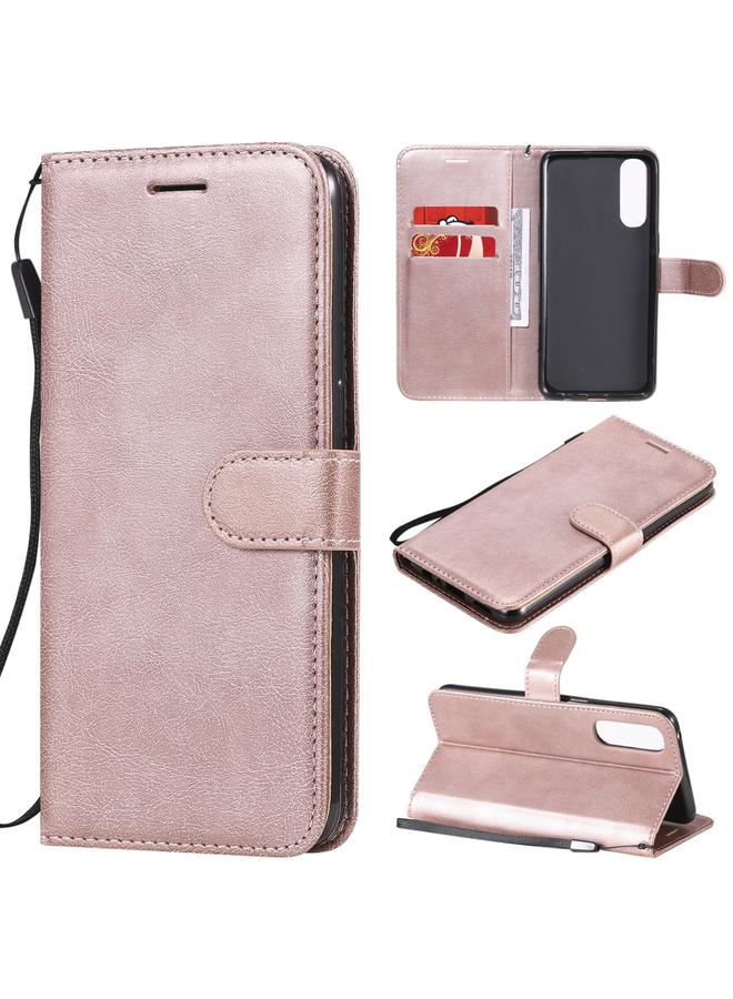 S-TOP Case For Oppo Reno3 Pro 4G Solid Color Horizontal Flip Protective Leather Case with Holder & Card Slots & Wallet & Photo Frame & Lanyard - Image 1