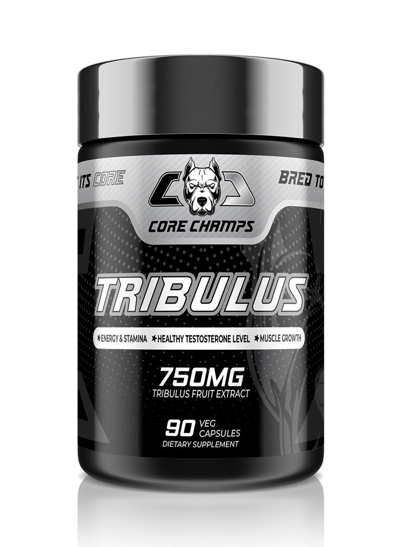 CORE CHAMPS Tribulus 750 Mg 90 Veg Capsules - Image 1