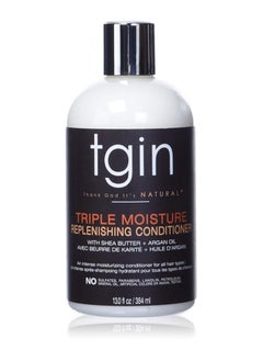 Tgin Triple Moisture Replenishing Conditioner For Natural Hair - Dry Hair - Curly Hair - 13 Oz  - Image 1