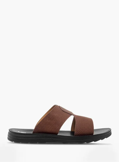 LBL by Shoexpress Men Textured Slip-On Arabic Sandals Ramadan Collection