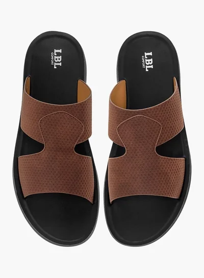 LBL by Shoexpress Men Textured Slip-On Arabic Sandals