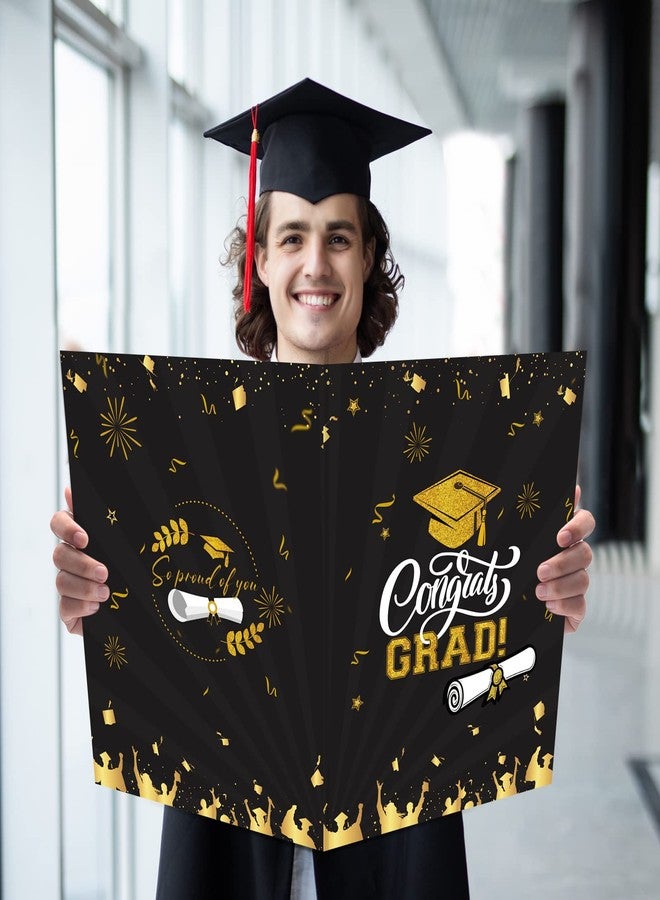 Panelee Large Graduation Card with Envelope 22 x 14 Inch Jumbo Grad Signature Guest Book Board 2026 Congrats Jumbo Greeting Card Graduation Notecard for High School College School Party Decor Supplies - Image 1