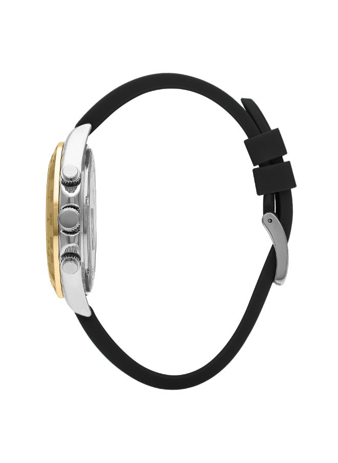 Lee Cooper Men's Watch, Multi Function Display and Silicone Strap - LC07964.211, Black  - Image 2