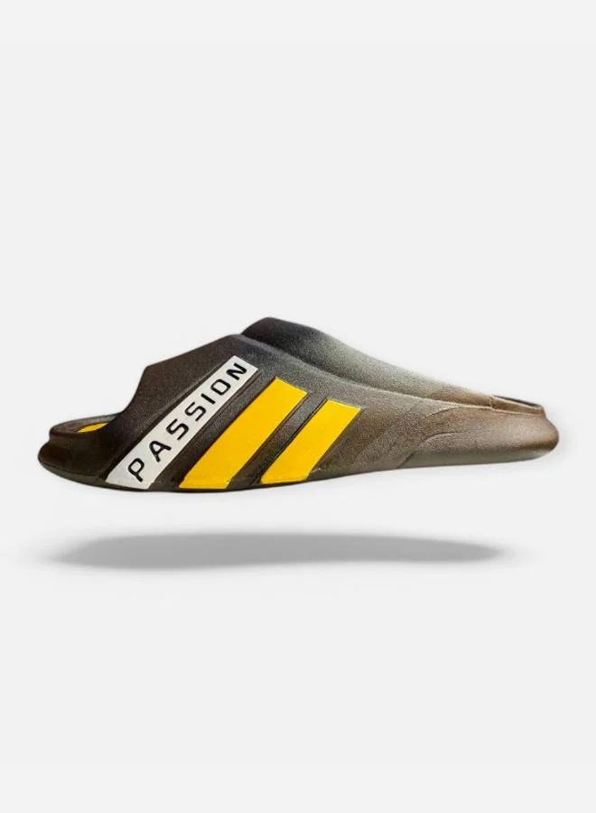 ستايلي Striped Open Toe Slip-On Slides By Pedcare