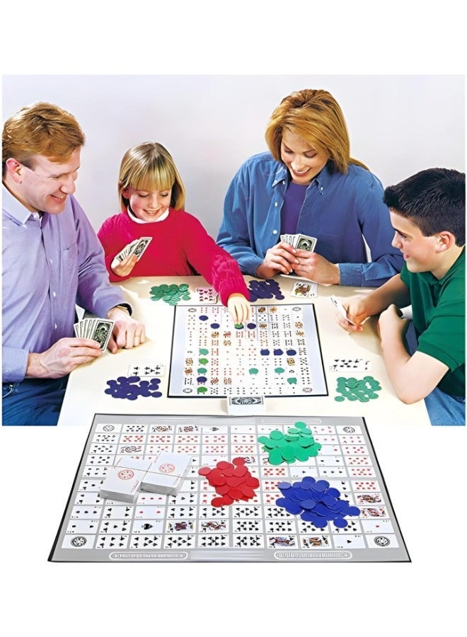 ZAMZIN Board GAME Multi Color Board Game for Family.8021 Multi Player Board GAME - Sequence - Multi Color Board Game for Family. - Image 4