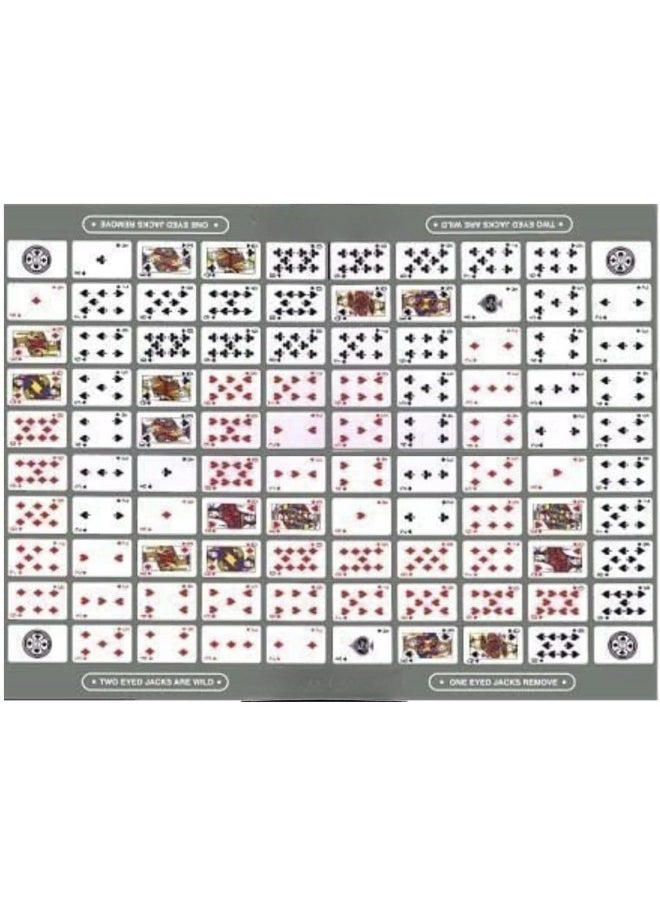 Board GAME Multi Color Board Game for Family.8021 Multi Player Board GAME - Sequence - Multi Color Board Game for Family.  - Image 3