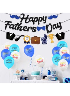 HOWAF Fathers Day Black Glitter Banner Happy Father'S Day Party Backdrop Banner Decoration Glitter Garland Banner For Papa'S Birthday Party Favors Photo Booth Supplies  - Image 4