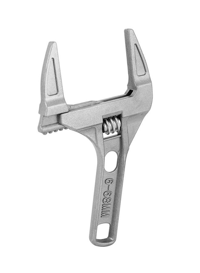 NIBEMINENT Multifunctional Adjustable Bathroom Wrench Silver 204mm  - Image 1