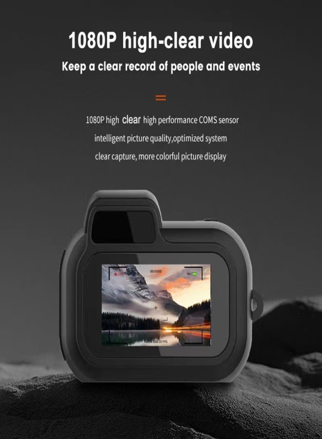 Y3000 Digital Video Camera 0.96 inch screen Mini 1080P HD Camera Outdoor Sports Pocket Camera with Screen Recorder Car Recorder Bike Motorcycle Sports DV black - Image 5