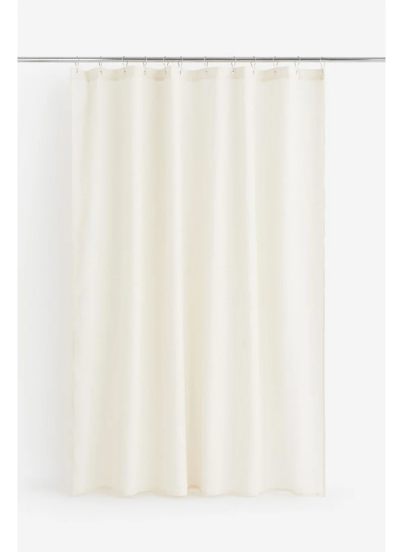 H&M Seersucker shower curtain