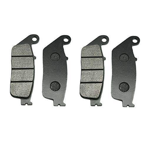 S SYUU Motorcycle Front Rear Brake Pads Compatible with Suzuki Brake Pads AN 650 Burgman Executive/Skywave 2003 2004 2005 2006 2007 2008 2009 2010 2011 2012 2013 2014 - Easy Installation FA142F FA412R - Image 2