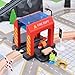 Giant bean 72PCS Fire Station Wooden Train Track Electric Train Set Gift Packed Toy Railway Kits for Kids Toddler Boys and Girls 345 Years Old and Up Christmas Birthday Gift Toy for Kids - Image 3