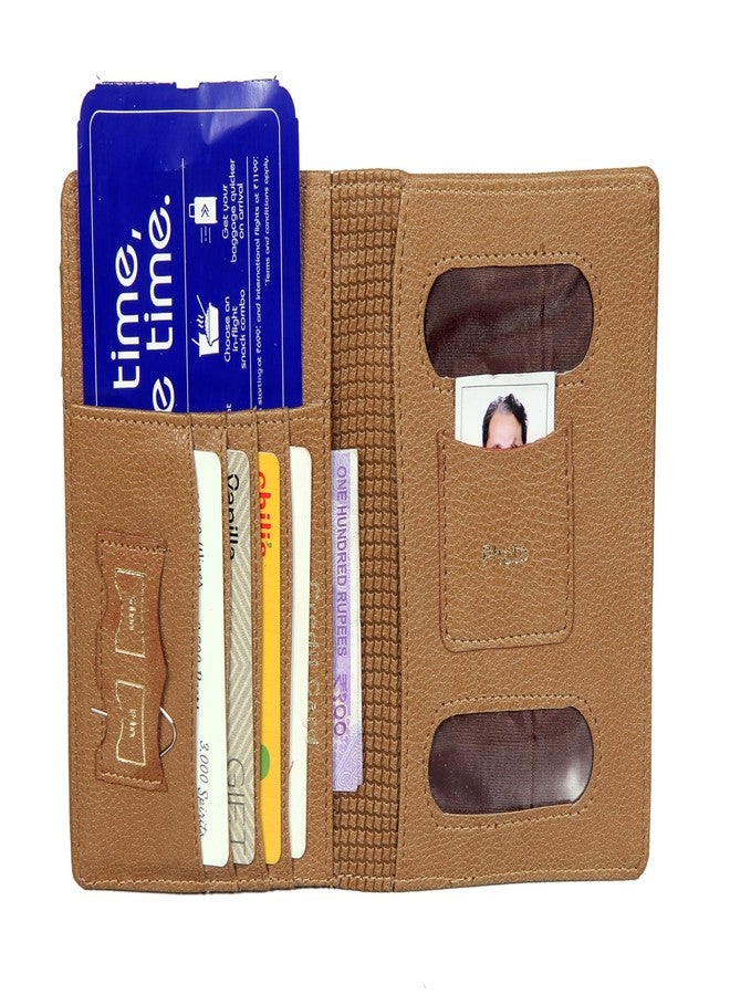 Sukeshcraft RFID Safe Passport Holder Cover Case Travel Document Organiser (Grain Beige) - Image 4