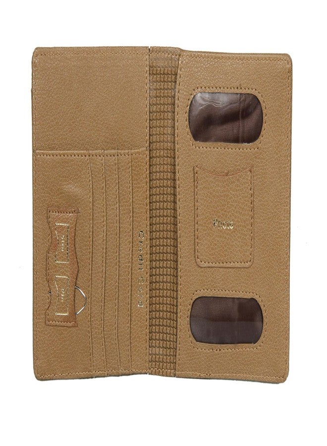 Sukeshcraft RFID Safe Passport Holder Cover Case Travel Document Organiser (Grain Beige) - Image 5