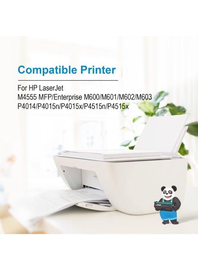 استا خرطوشة حبر عالمية ASTA CE390A CC364A 90A 64A، 10000 صفحة، متوافقة مع طابعة HP LaserJet P4014 P4015n P4015x P4515n P4515x M4555 MFP Enterprise M600 M601 M602 M603، بديلة للطابعات المكتبية، إنتاجية طويلة الأمد، طباعة عالية الجودة - Image 3