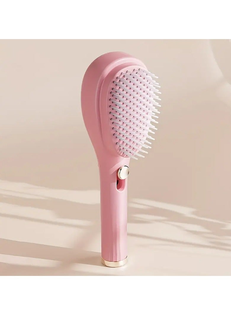 Goolsky فرشاة شعر مطاطية قابلة للتمديد 1 قطعة للشعر العادي، مشط لتدليك فروة الرأس، لفك تشابك الشعر، مضادة للكهرباء الساكنة، أداة للعناية بالشعر - Image 1