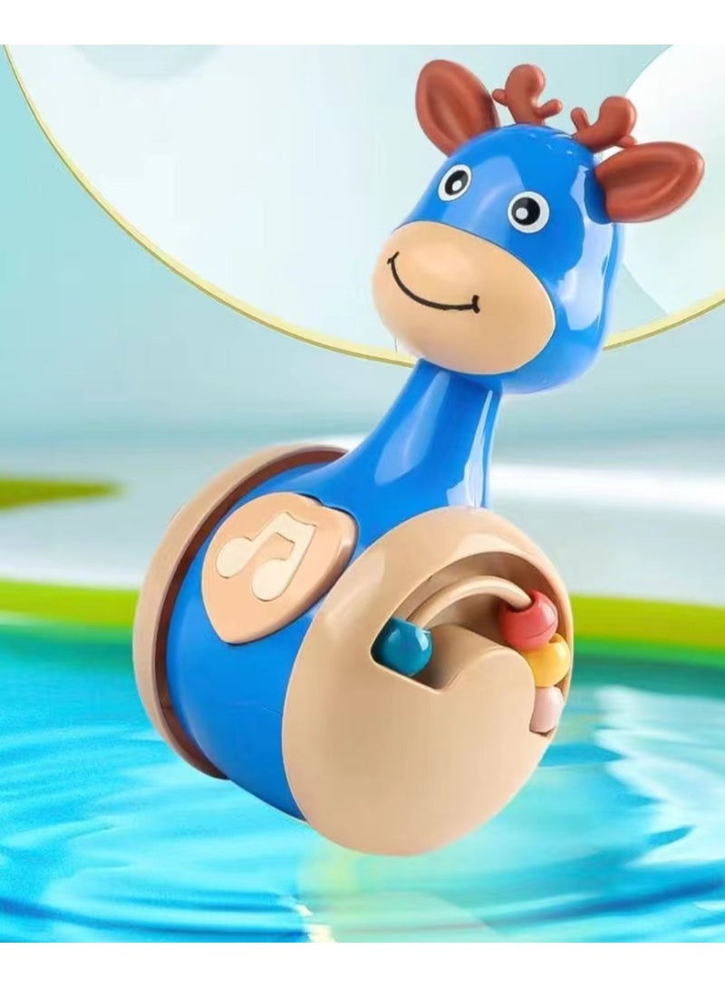 GROIC Deer Tumbler Wobbler Toy Roly-Poly Toy with Sounds  - Image 5