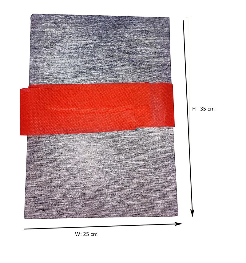 Shopper52 2 Flap File with a lace to tie (Cloth Coated Corners) (Size: 10 X 14 inch) (Pack of 8) - FILE-2FLAP - Image 3