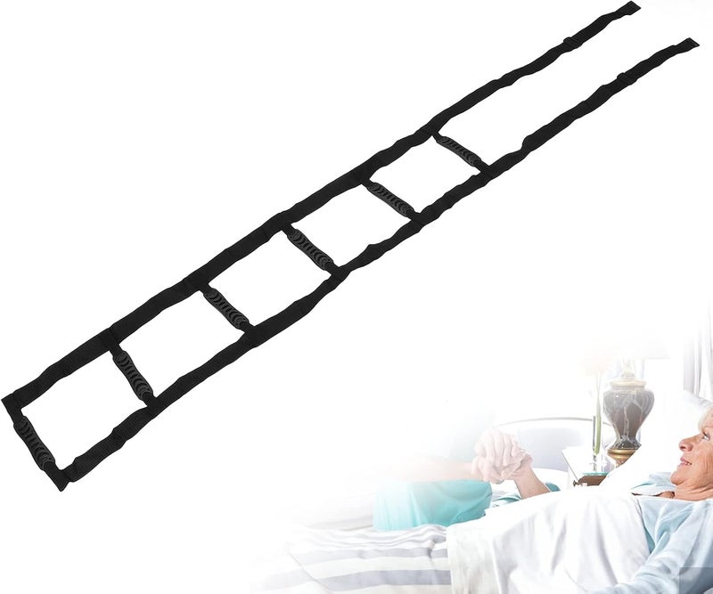 comfrt Bed Ladder Assist with Handle Strap Senior Elderly Bedridden Patients Pull Up Rope Ladder for Elderly, Senior, Injury Recovery Patient, Pregnant, Handicap - Image 1