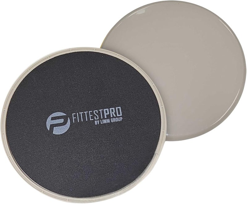 Limm Core Sliders for Working Out - Exercise Sliders Fitness, Stability, Ab, Legs & Full Body (Set of 2) - Bonus Carry Bag & Workout Ebook - Gym Gliding Disc Pads for Hardwood, Carpet & More - Image 1