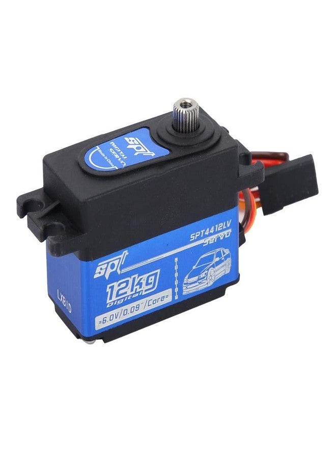 Dilwe سيرفو رقمي RC، SPT4412LV سيرفو رقمي بوزن 12 كجم مع تروس معدنية مناسب لترقية سيارة RC - Image 3