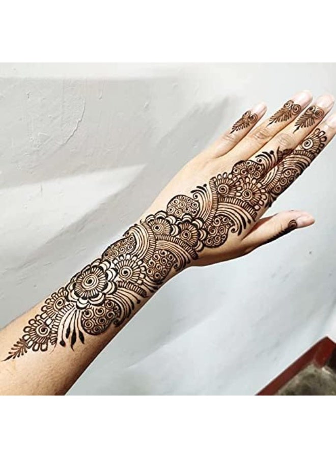 راني كون حناء محمر داكن للغاية بتصميم مخروط مهندي - Image 3