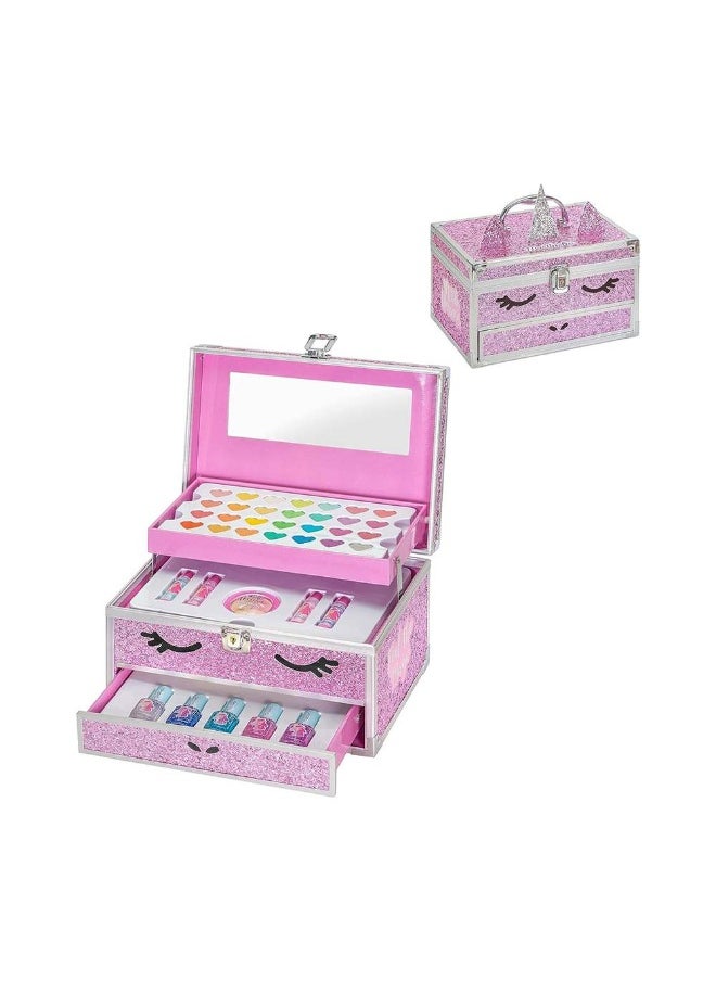 Martinelia Martinelia Unicorn 3-Tier Big Glitter Makeup Travel Case  - Image 1