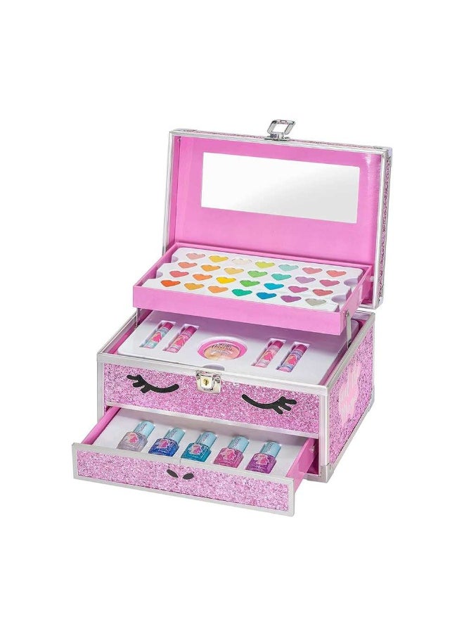 Martinelia Martinelia Unicorn 3-Tier Big Glitter Makeup Travel Case  - Image 2