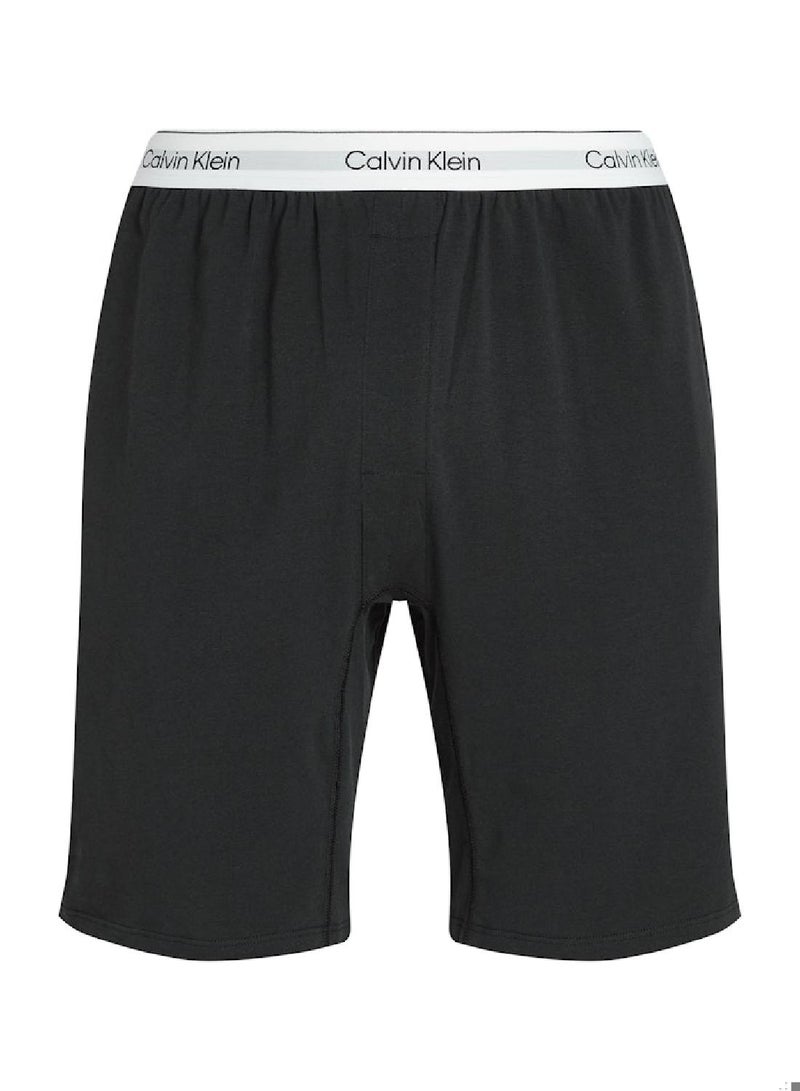 CALVIN KLEIN Icon Cotton Stripe Pyjama Shorts  - Image 2
