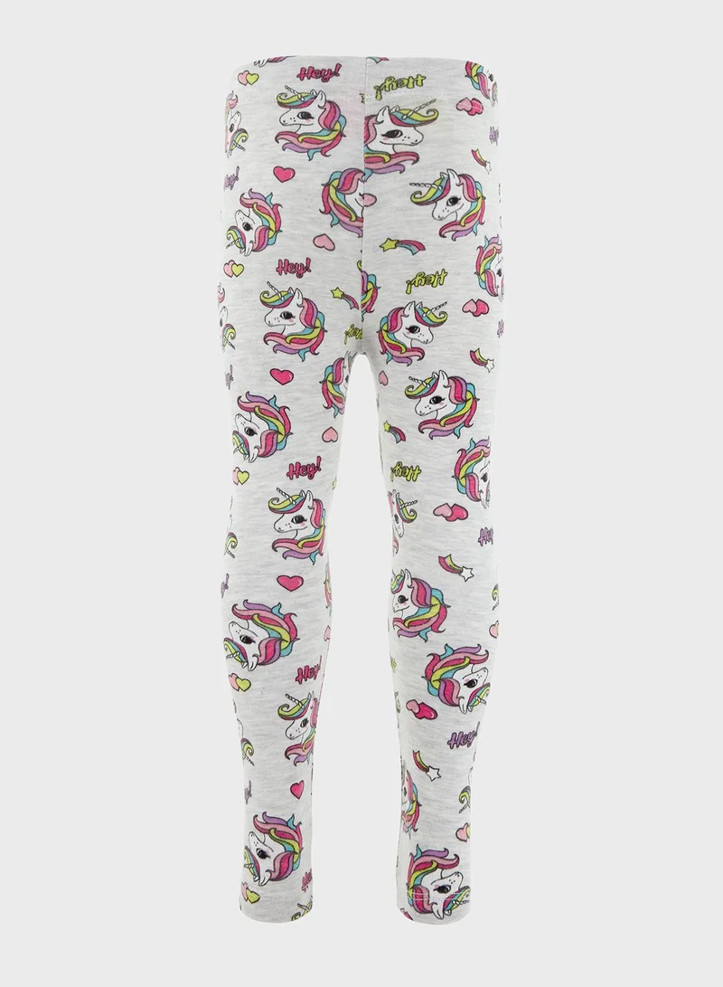 RB Infant Unicorn Print Leggings
