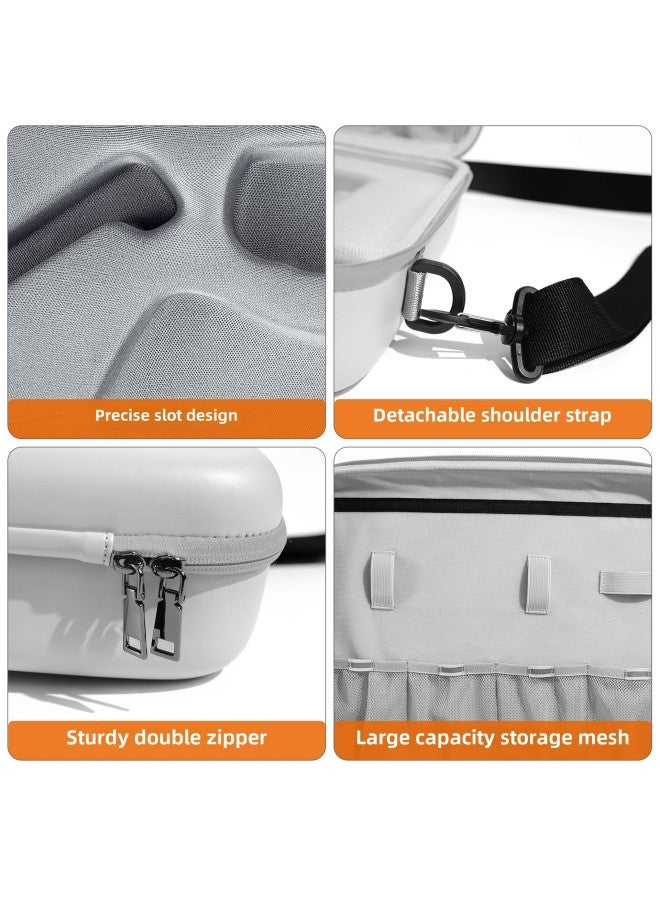 DJI Dajiang Mobile SE Storage Bag OM6/OM5 Handheld Yuntai Portable Handbag Eva Storage Bag-Color:Light Gray  - Image 4