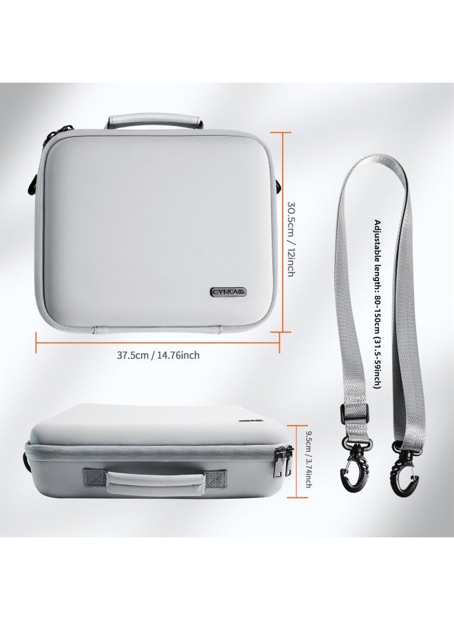 DJI Dajiang Mobile SE Storage Bag OM6/OM5 Handheld Yuntai Portable Handbag Eva Storage Bag-Color:Light Gray  - Image 3
