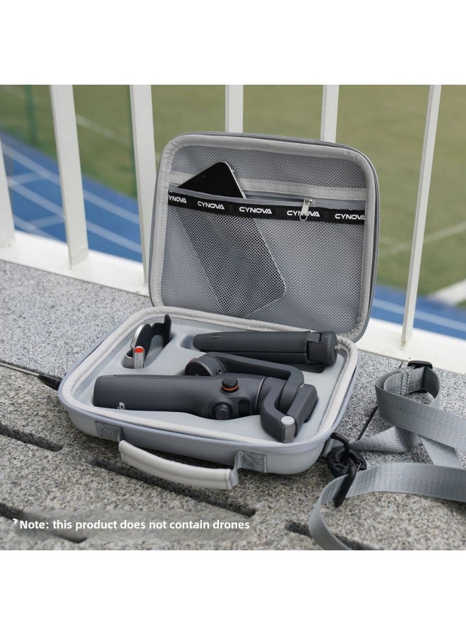 DJI Dajiang Mobile SE Storage Bag OM6/OM5 Handheld Yuntai Portable Handbag Eva Storage Bag-Color:Light Gray  - Image 5