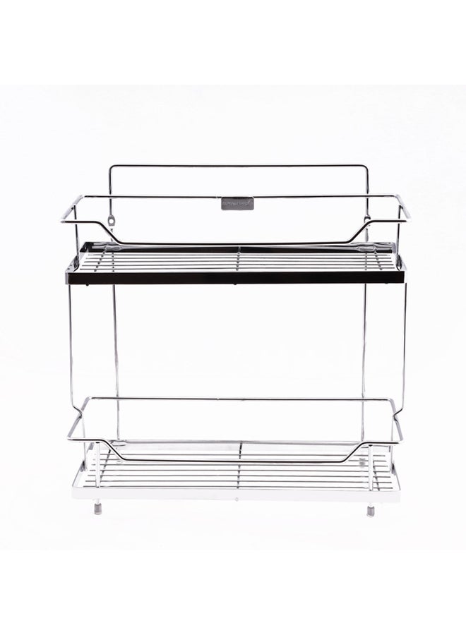 Royalford 2 Layer Kitchen Rack Silver - Image 2