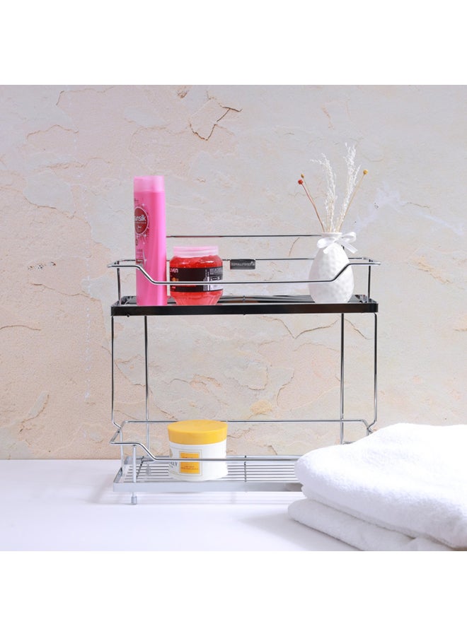 Royalford 2 Layer Kitchen Rack Silver - Image 3