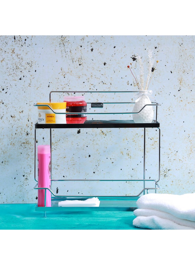 Royalford 2 Layer Kitchen Rack Silver - Image 5