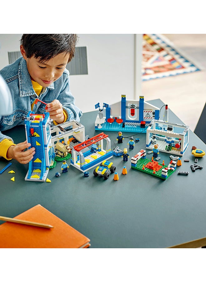 LEGO City Police Training Academy 60372 Building Toy Set For Kids Aged 6+, Includes A Fun Obstacle Course With Climbing Wall, Monkey Bars And A Zip Line, Plus 6 Minifigures And A Horse Figure (823 Pieces)  - Image 3