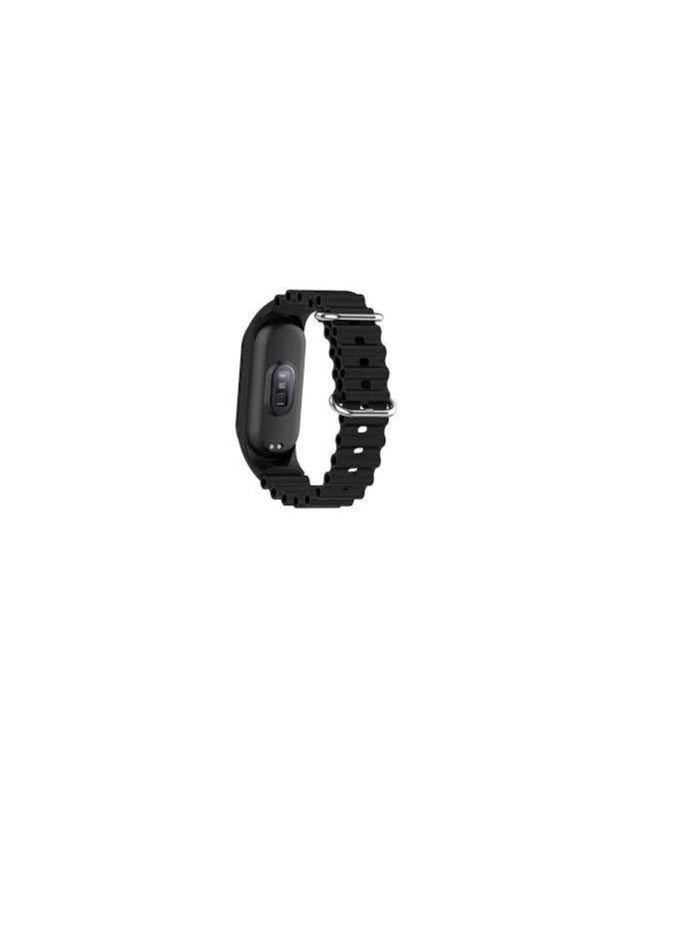 Generic - Ocean Band for Xiaomi Mi Band 9 / Xiaomi Mi Band 8,Adjustable Silicone Stretchy Sport Strap Women Men Replacement Wristband For Xiaomi Smart Band 8 / Xiaomi Smart Band 9 - Image 1