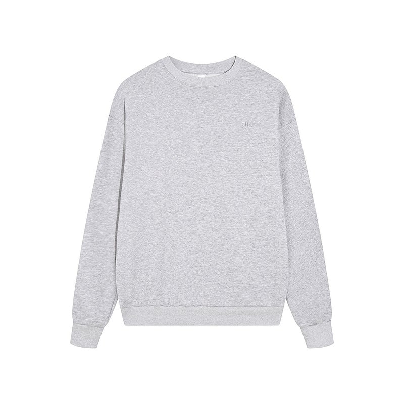 Alo Yoga Unisex Fleece Crew Neck Sweatshirt Set with Embossed Logo - 2026 Spring New  Arrival - Image 5