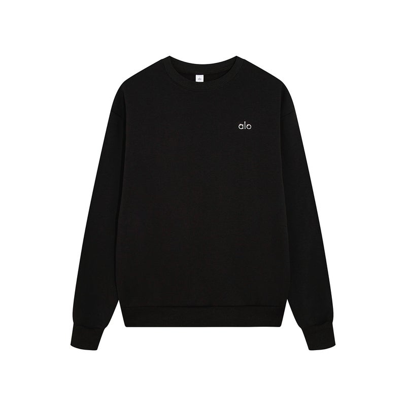 Alo Yoga Unisex Fleece Crew Neck Sweatshirt Set with Embossed Logo - 2026 Spring New  Arrival - Image 3