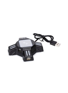 KX Adapter USB Mobile Gaming Keyboard and Mouse Converter Plug and Play Replacement for N Switch/Xbox One/ PS4/ PS3 Black