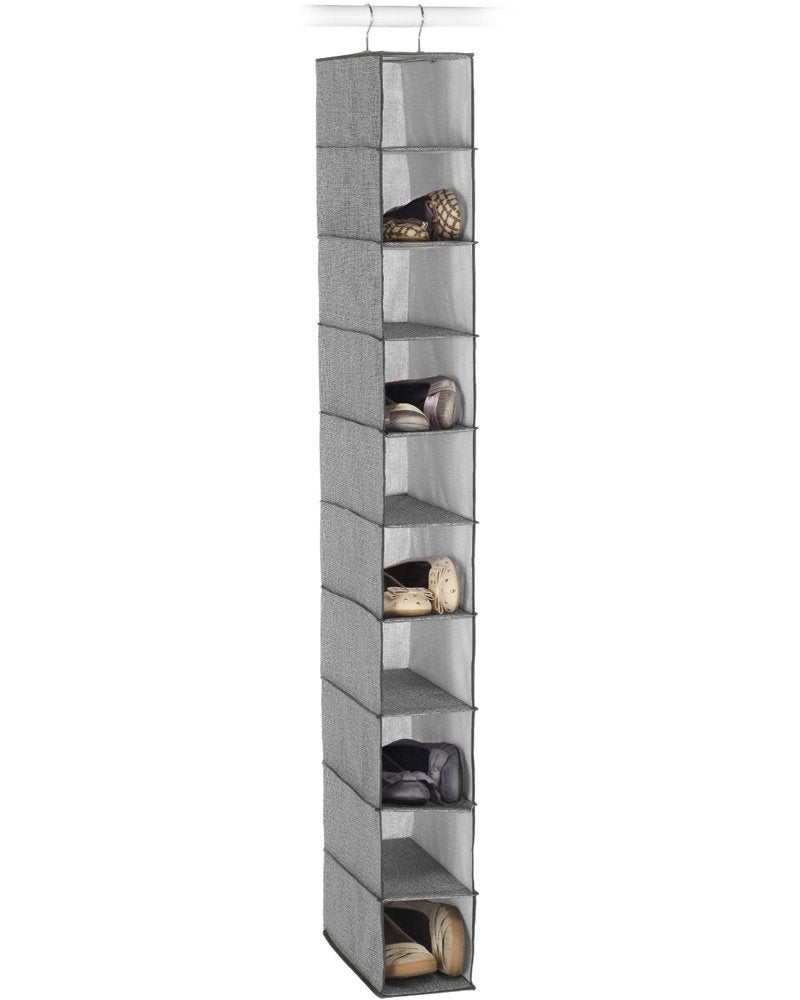 Whitmor Hanging Shoe Shelves - Crosshatch Gray - Image 4