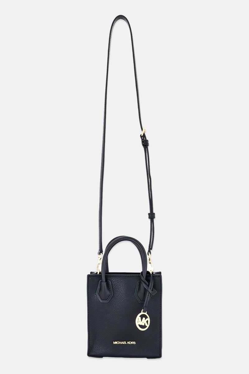 Michael Kors Women Brand Logo Cross Body Bag, Black - Image 1