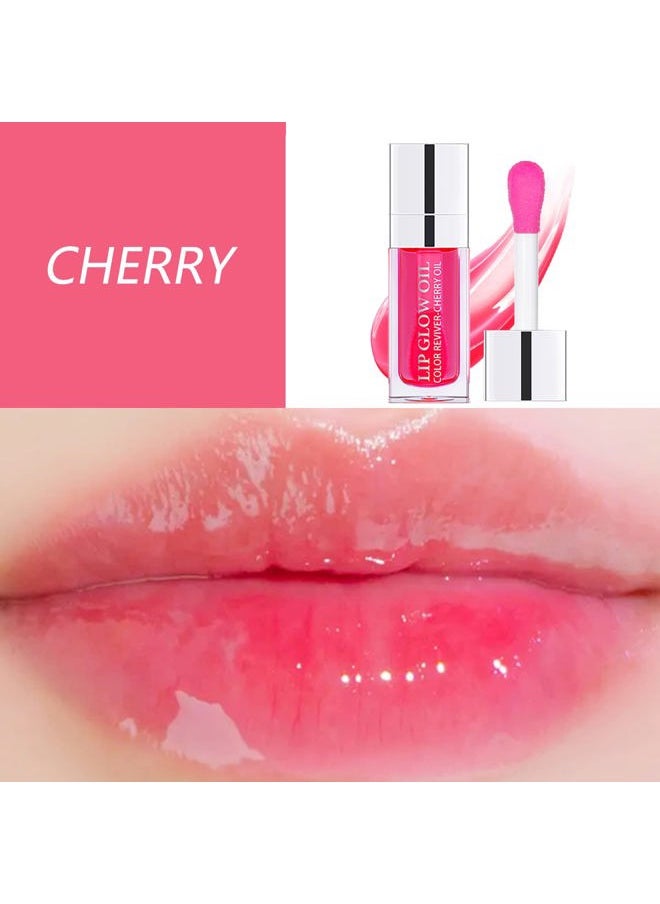 Sea-Maid Plumping Lip Oil, Hydrating Gloss Tinted Lip Balm Transparent Lip Care, Big Brush Head Glitter Shine, Long Lasting Nourishing Non-sticky Fresh Texture  - Image 2