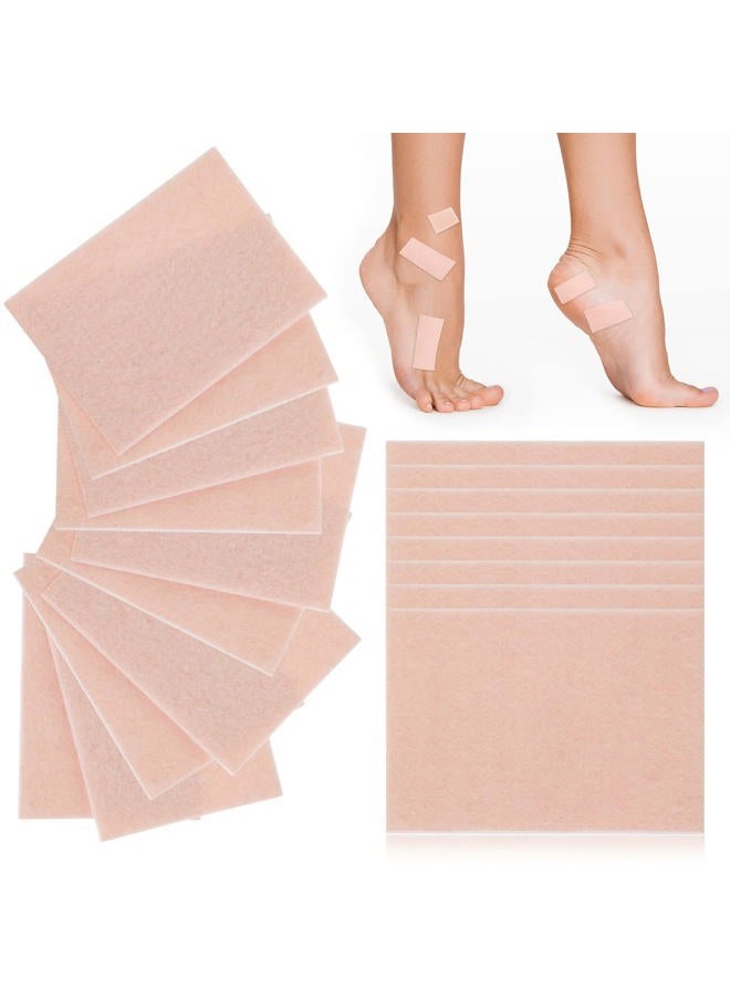 Boyiee 35 Sheets Moleskin for Blisters Adhesive Pads for Feet Moleskin Padding Blister Prevention Tape for Men Women Shoes Boots Hiking Reduce Friction Pain(Lint,Light Brown) - Image 1