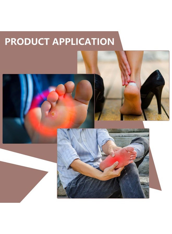 Boyiee 35 Sheets Moleskin for Blisters Adhesive Pads for Feet Moleskin Padding Blister Prevention Tape for Men Women Shoes Boots Hiking Reduce Friction Pain(Lint,Light Brown) - Image 4
